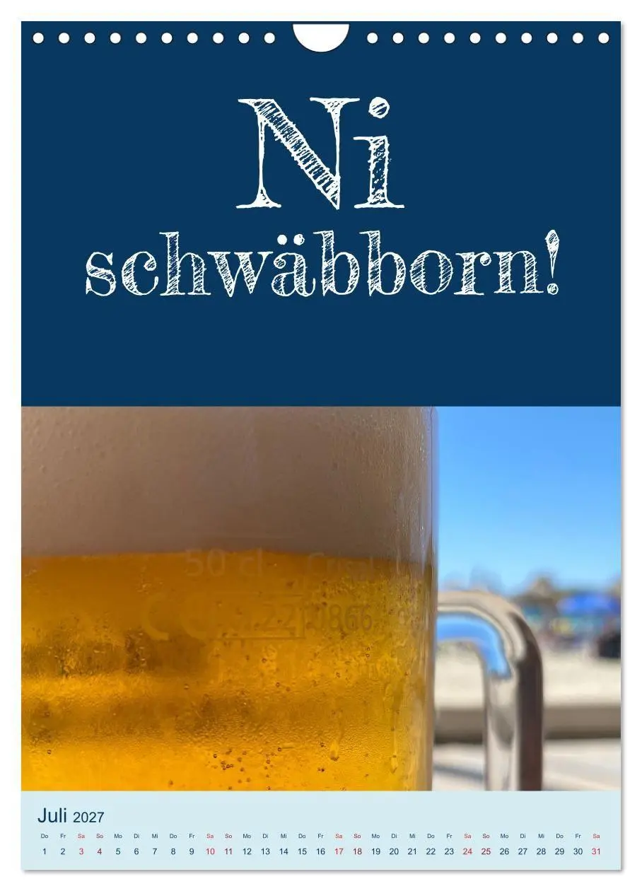 Bild: 9783569204713 | Ni schwäbborn! Mundart und Dialekt Kalender Sachsen (Wandkalender...