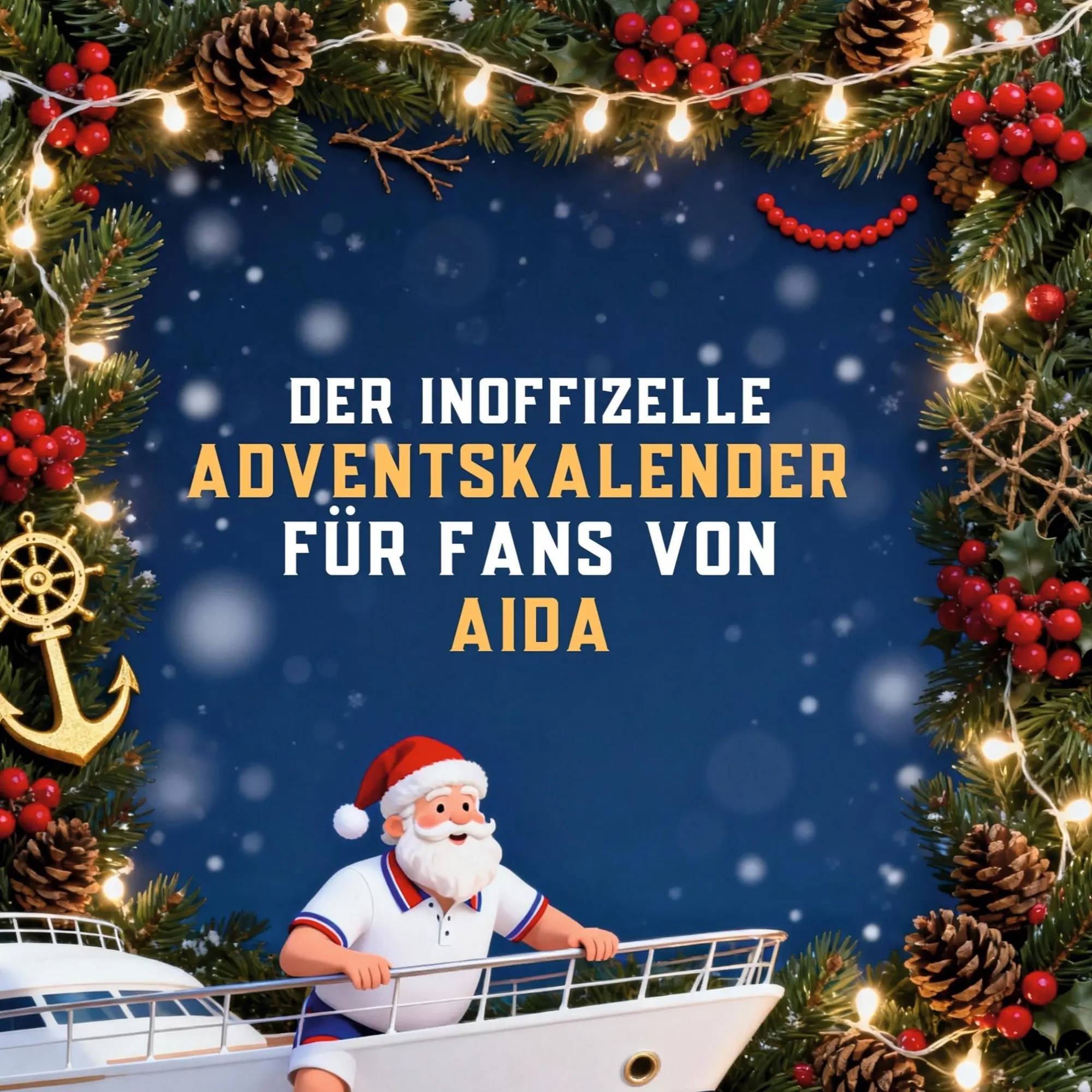 Cover: 9783695314713 | Der inoffizielle Adventskalender für Fans von AIDA Kreuzfahrten | Buch