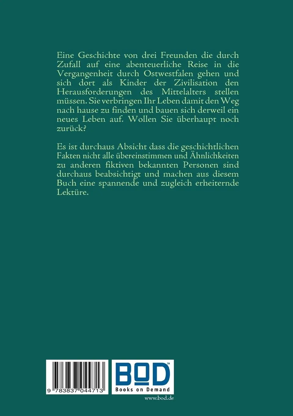 Rückseite: 9783837044713 | Timeknights OWL | Eine verrückte Reise durch Ostwestfalen | Schäfer