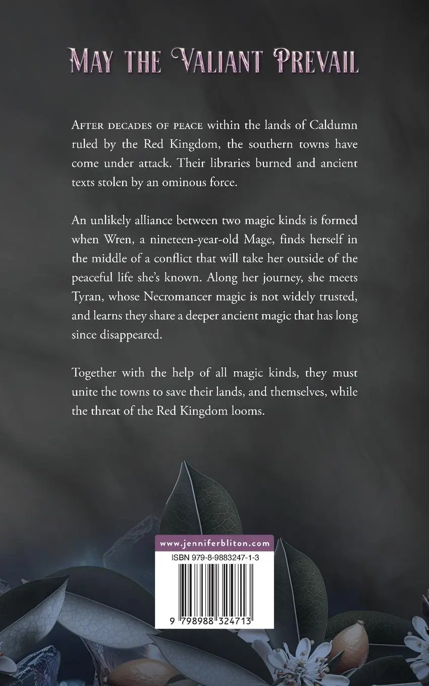 Rückseite: 9798988324713 | The Shadows of Wren | Jen Bliton | Taschenbuch | Englisch | 2023