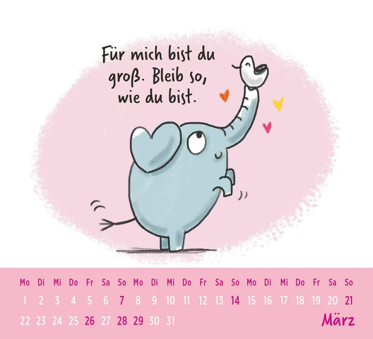 Bild: 4036442014813 | Mini-Kalender 2027: Liebe Botschaften FÜR DICH. Mit Franz and...