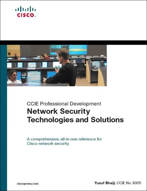 Cover: 9781587144813 | Network Security Technologies and Solutions (CCIE Professional...