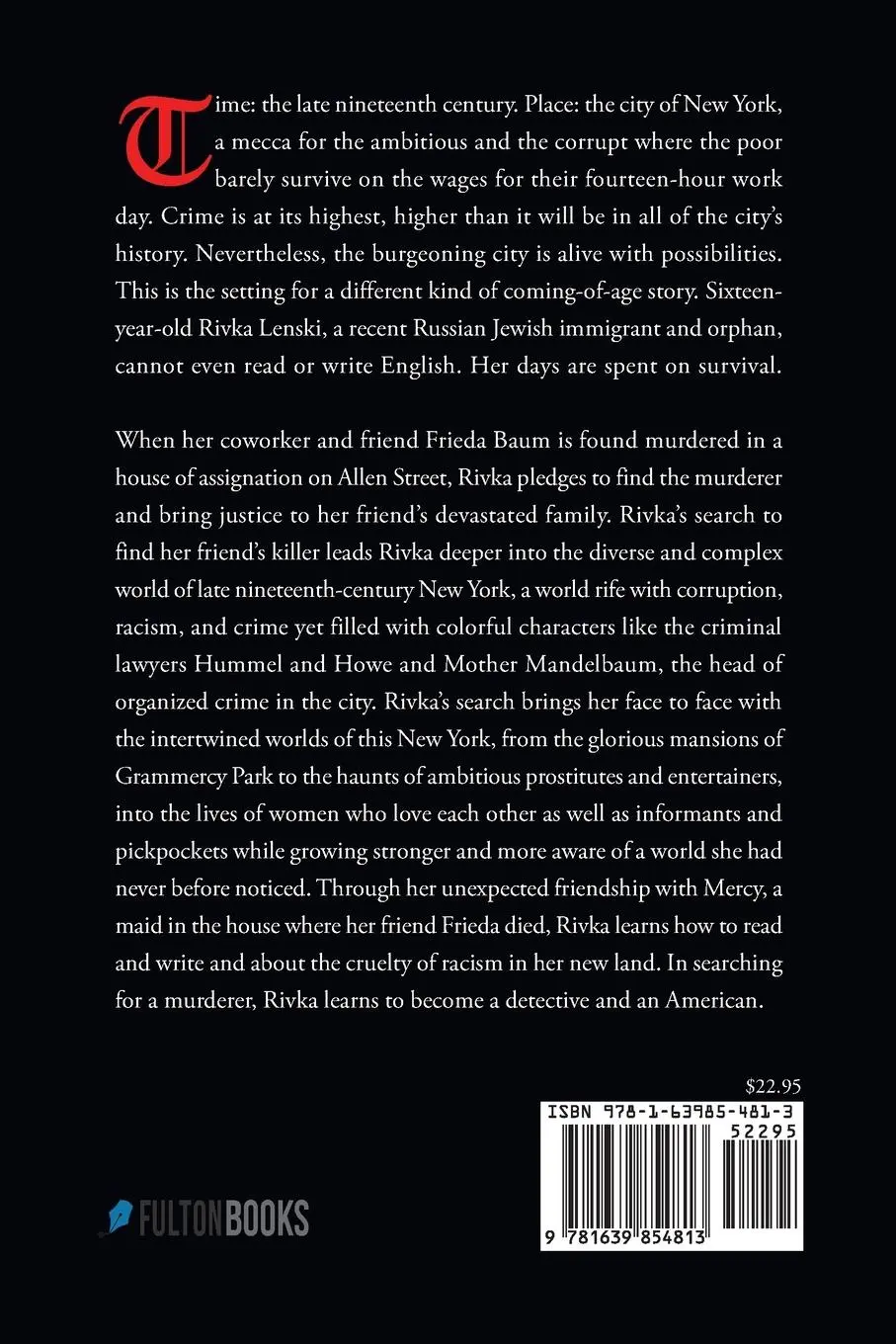 Rückseite: 9781639854813 | A Murder On Allen Street | Carol Polcovar | Taschenbuch | Englisch