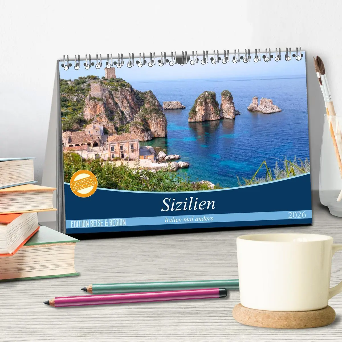 Bild: 9783457874813 | Sizilien - Italien mal anders (Tischkalender 2026 DIN A5 quer),...