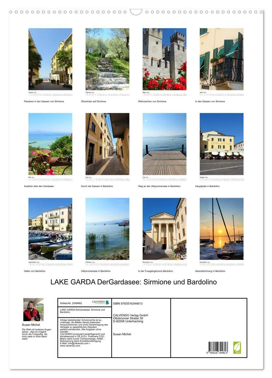 Bild: 9783516344813 | LAKE GARDA DerGardasee: Sirmione und Bardolino (Wandkalender 2026...