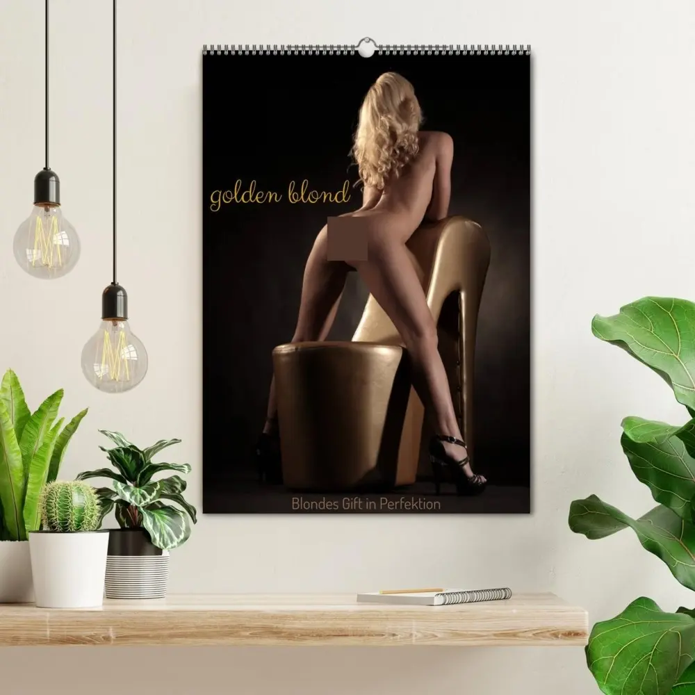 Bild: 9783516414813 | golden blond - Blondes Gift in Perfektion (Wandkalender 2026 DIN A2...