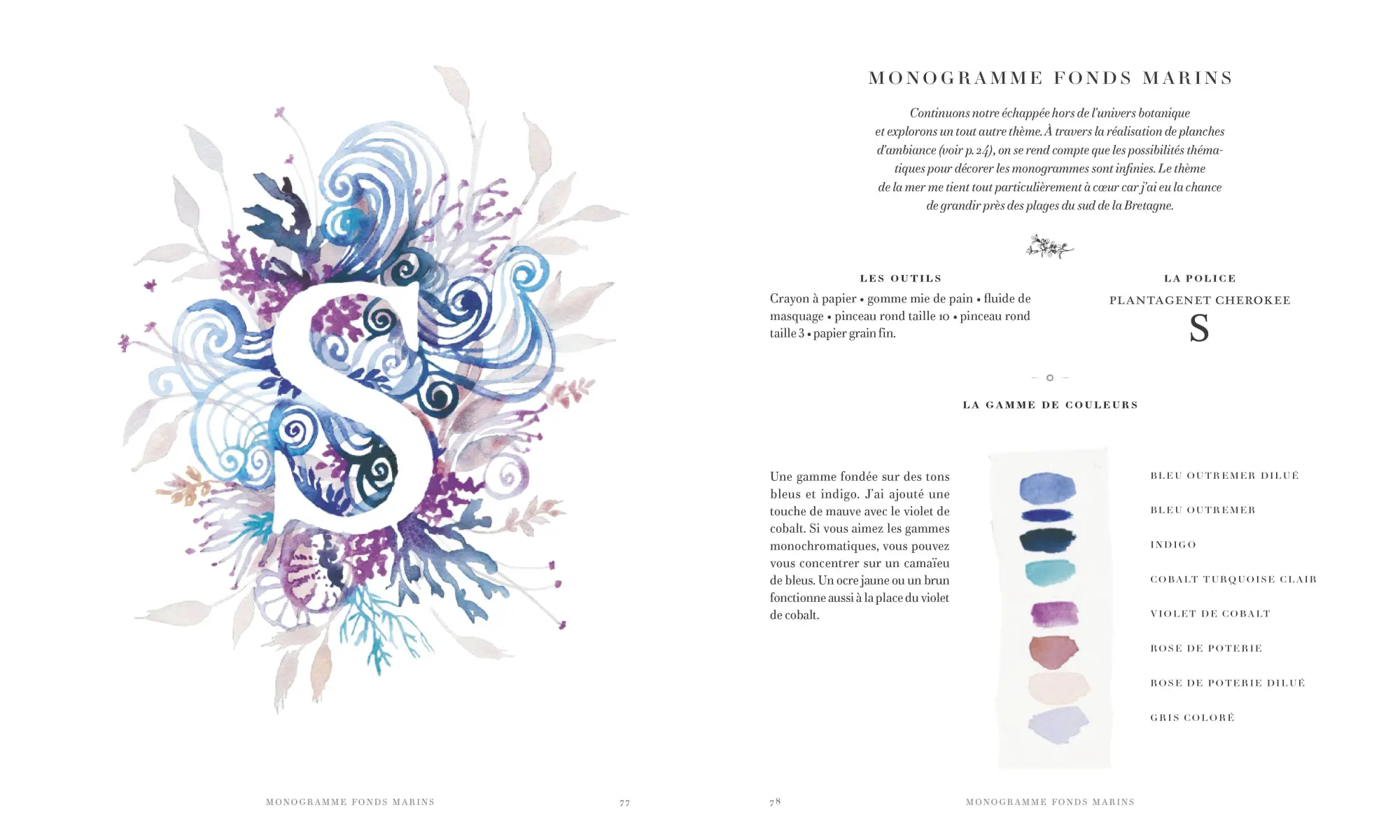 Bild: 9783862304813 | Monogramme in Aquarell | Blanche Tristant | Buch | 144 S. | Deutsch