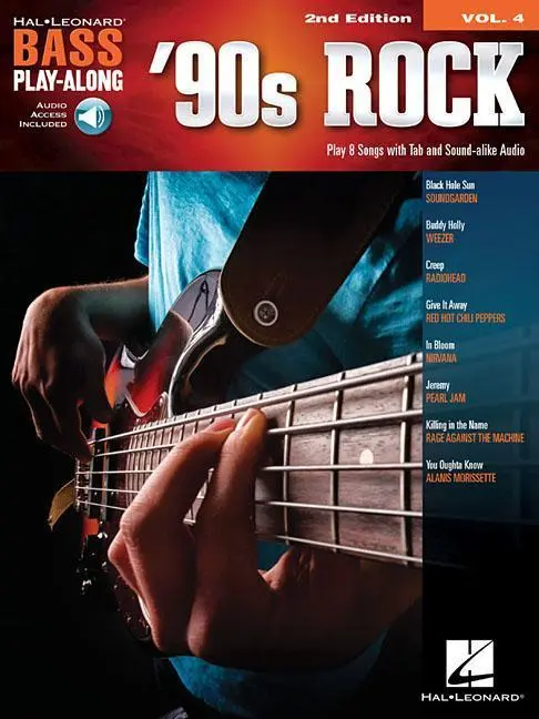 Cover: 9781540054913 | '90s Rock | Bass Play-Along Volume 4 | Hal Leonard Corp | Taschenbuch
