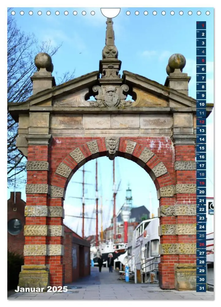 Bild: 9783457004913 | Emden - Sehenswertes der Seehafenstadt (Wandkalender 2025 DIN A4...