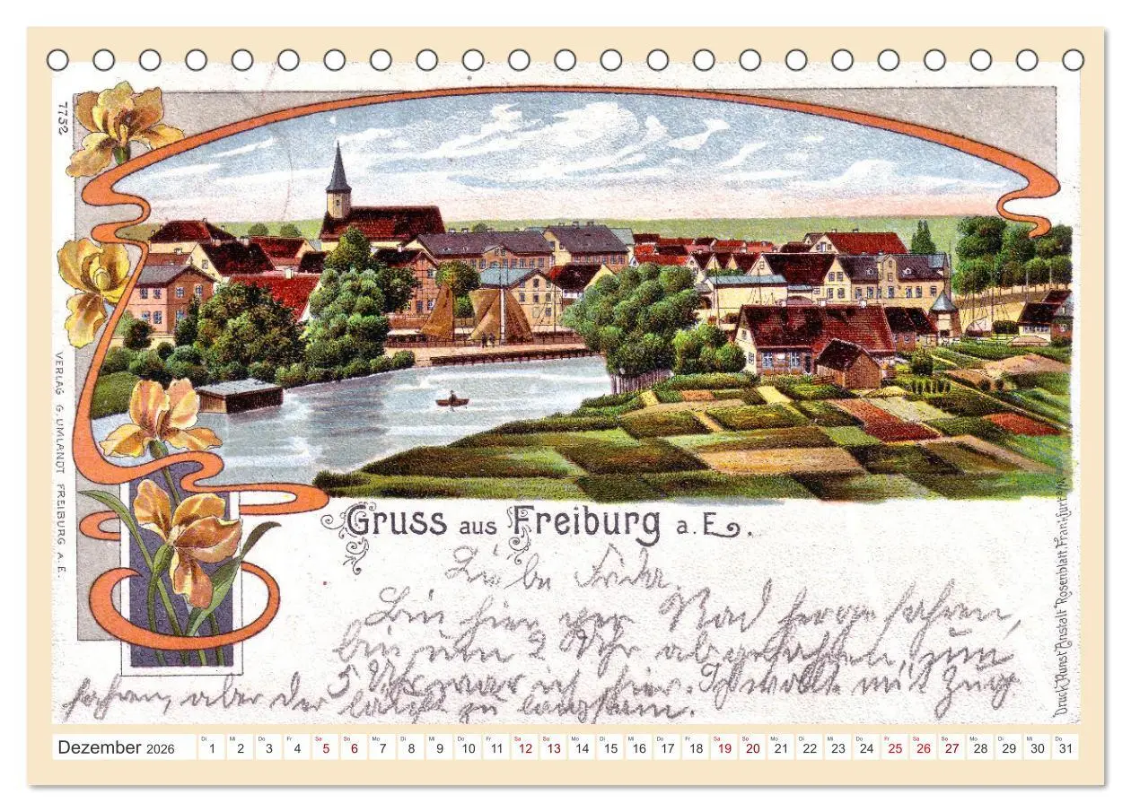 Bild: 9783457484913 | Gruß aus Freiburg an der Elbe (Tischkalender 2026 DIN A5 quer),...