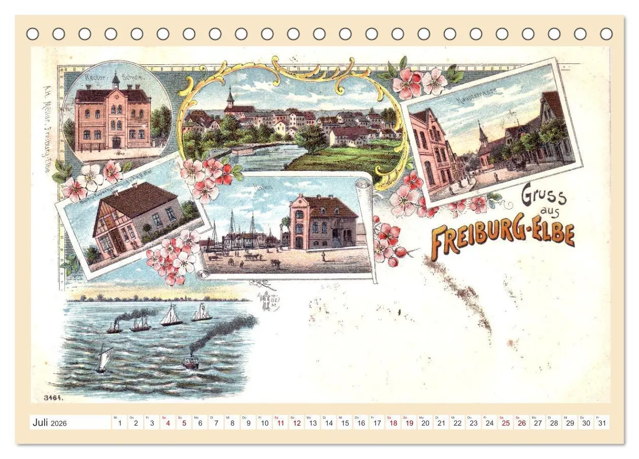 Bild: 9783457484913 | Gruß aus Freiburg an der Elbe (Tischkalender 2026 DIN A5 quer),...