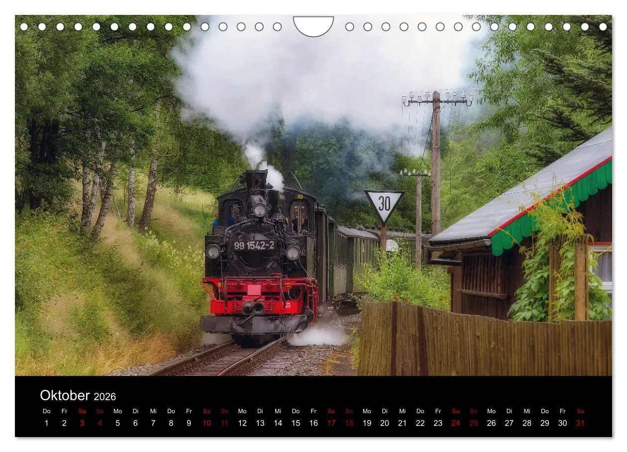 Bild: 9783457864913 | Dampf im Pressnitztal (Wandkalender 2026 DIN A4 quer), CALVENDO...