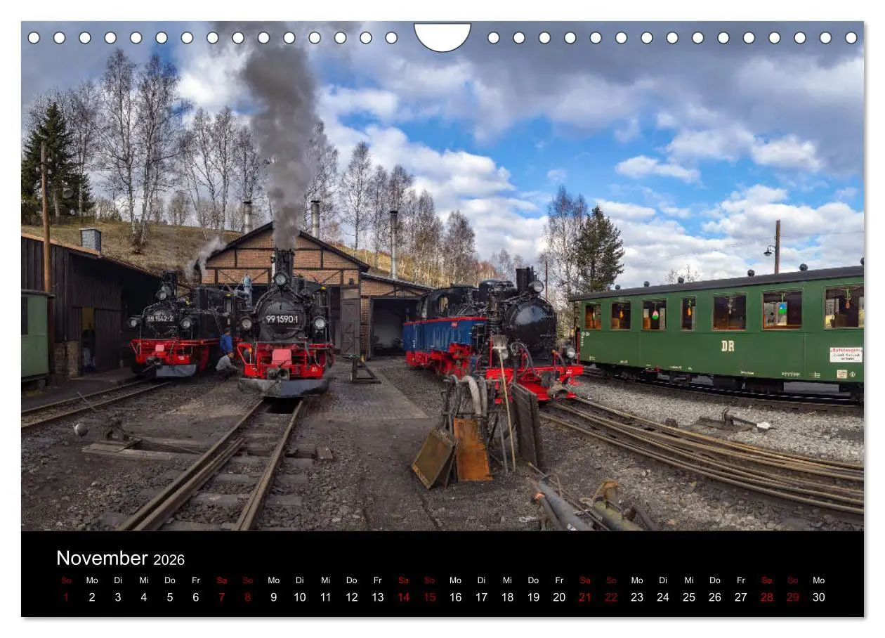 Bild: 9783457864913 | Dampf im Pressnitztal (Wandkalender 2026 DIN A4 quer), CALVENDO...