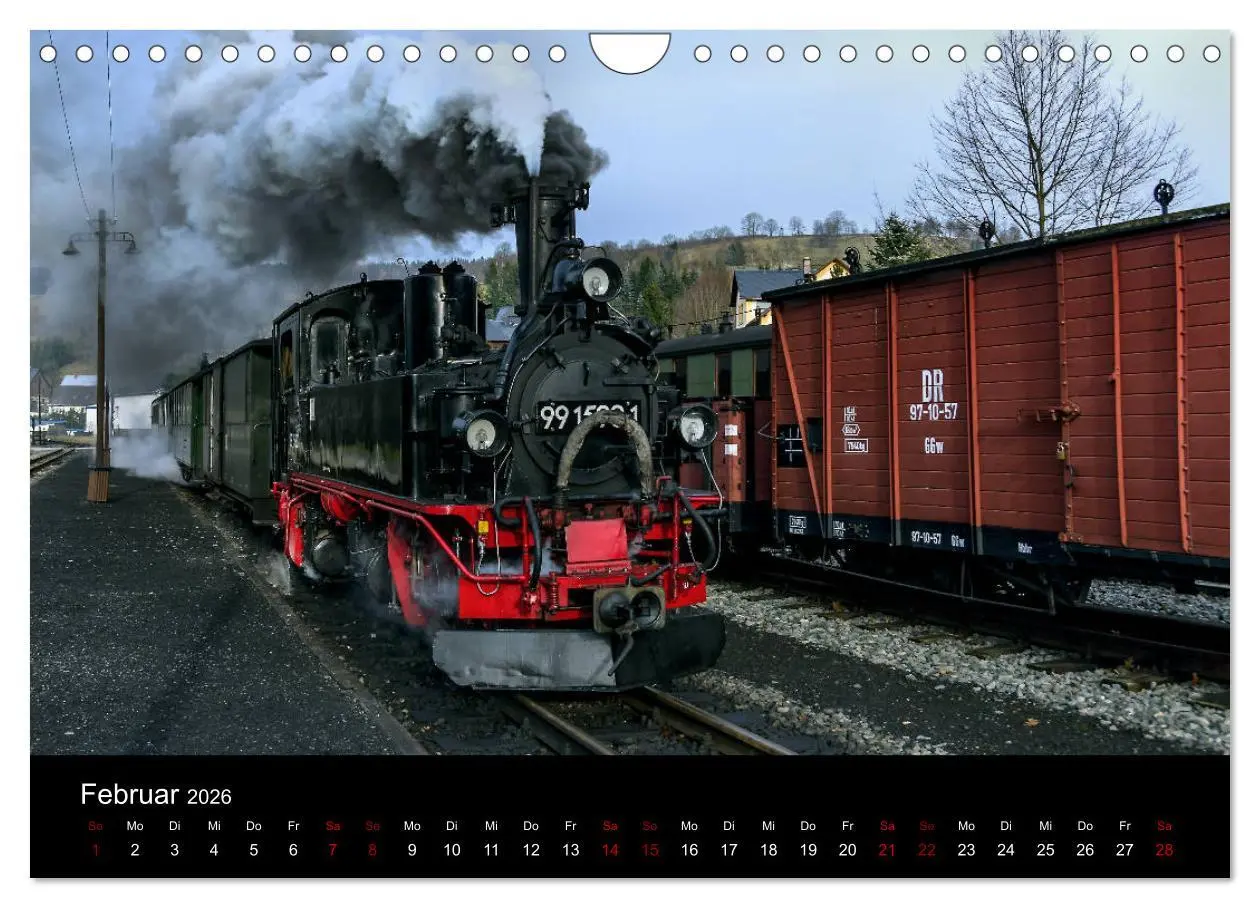 Bild: 9783457864913 | Dampf im Pressnitztal (Wandkalender 2026 DIN A4 quer), CALVENDO...