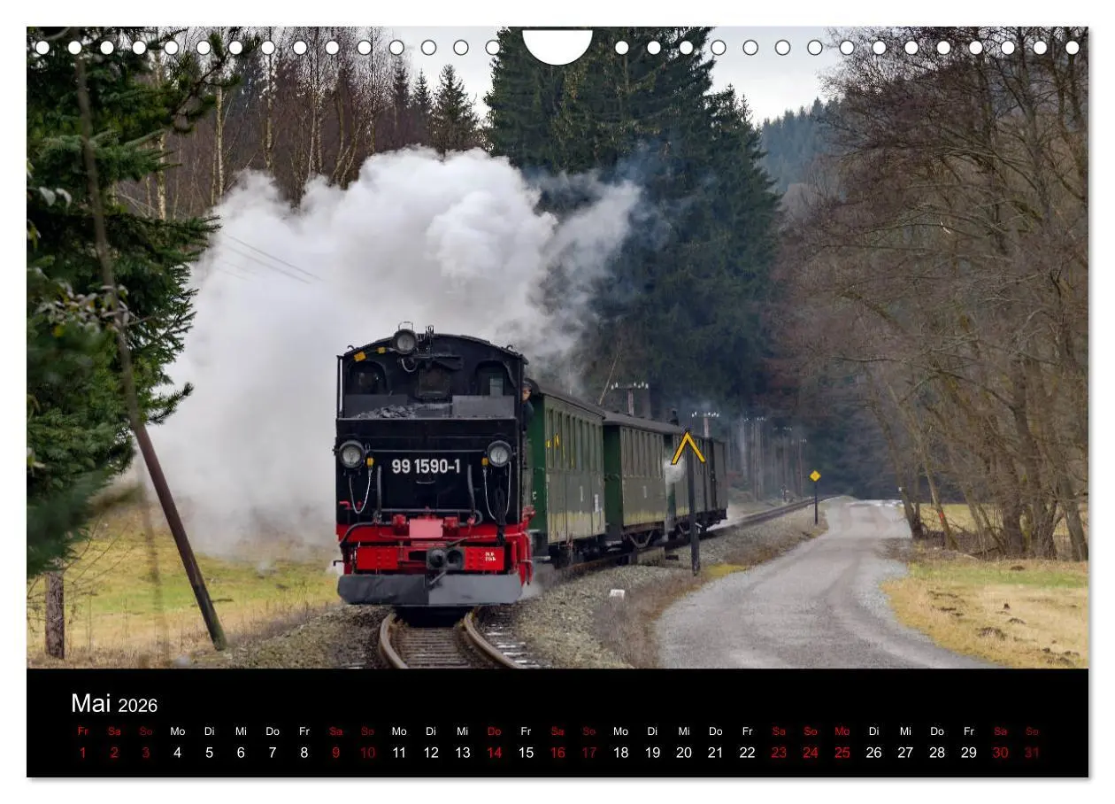 Bild: 9783457864913 | Dampf im Pressnitztal (Wandkalender 2026 DIN A4 quer), CALVENDO...