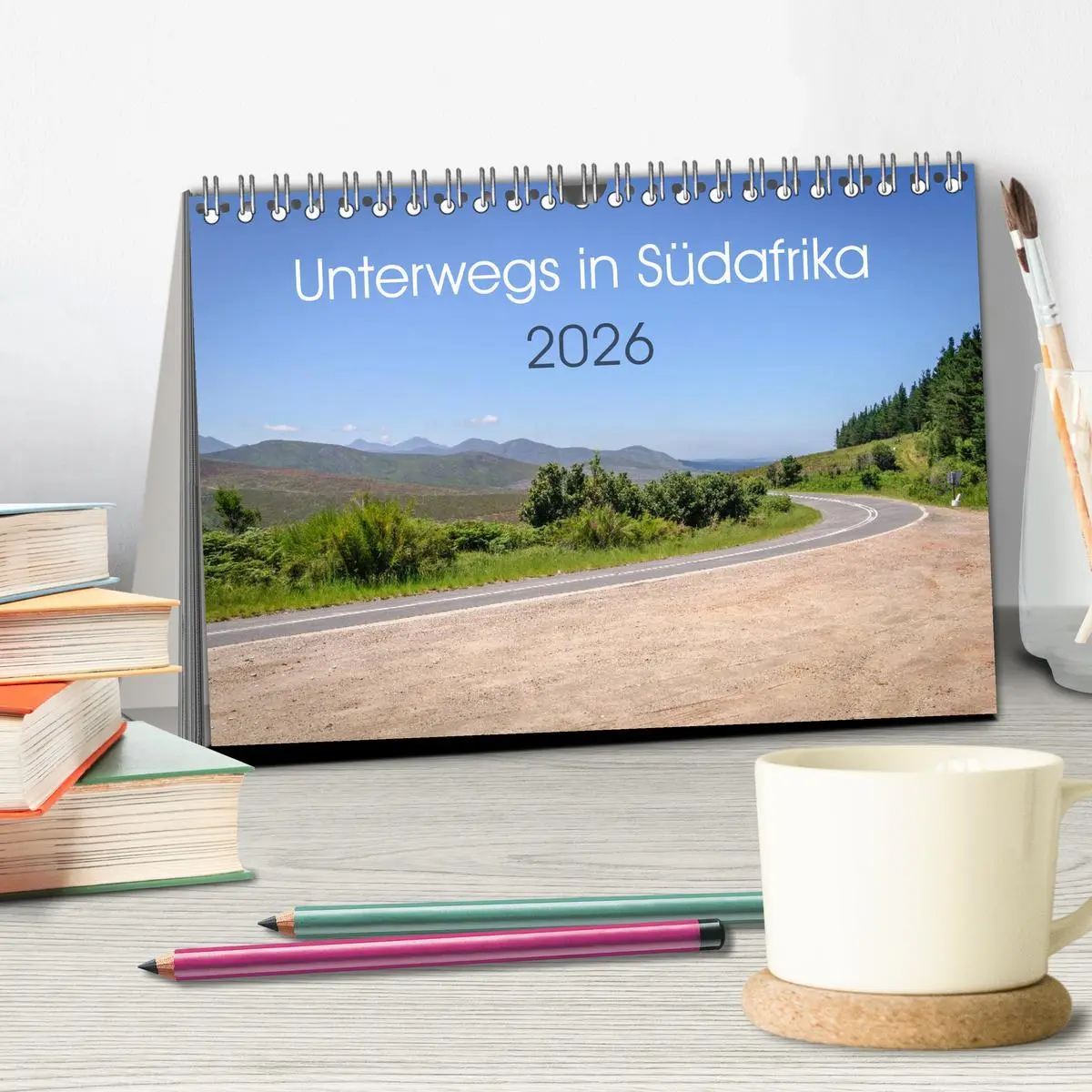 Bild: 9783516024913 | Unterwegs in Südafrika 2026 (Tischkalender 2026 DIN A5 quer),...