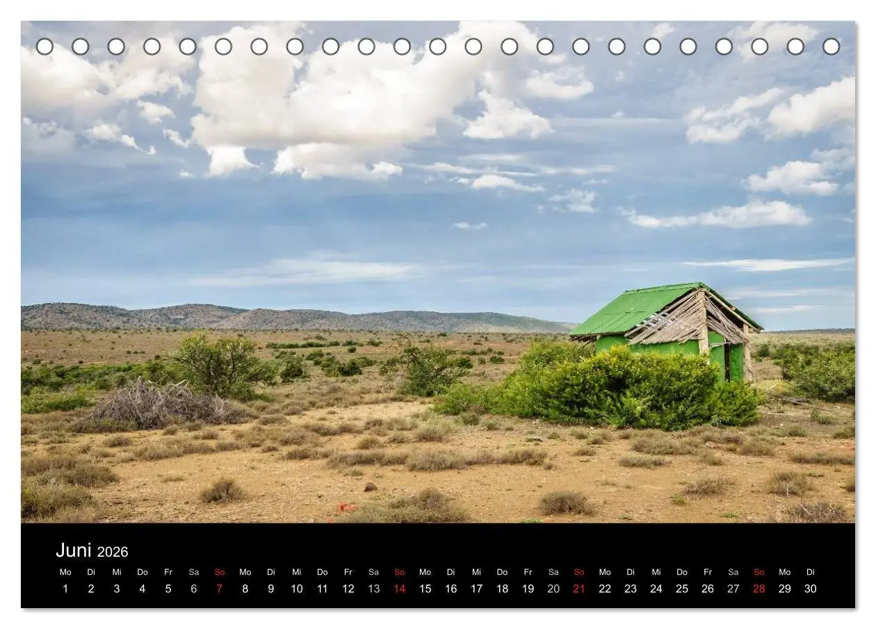 Bild: 9783516024913 | Unterwegs in Südafrika 2026 (Tischkalender 2026 DIN A5 quer),...