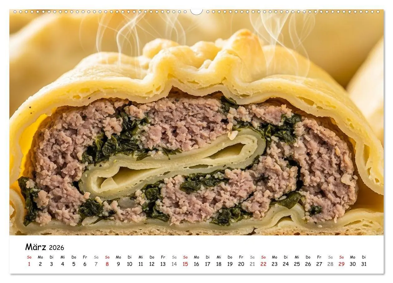 Bild: 9783516714913 | Schwäbischer Maultaschen-Kalender (hochwertiger Premium...