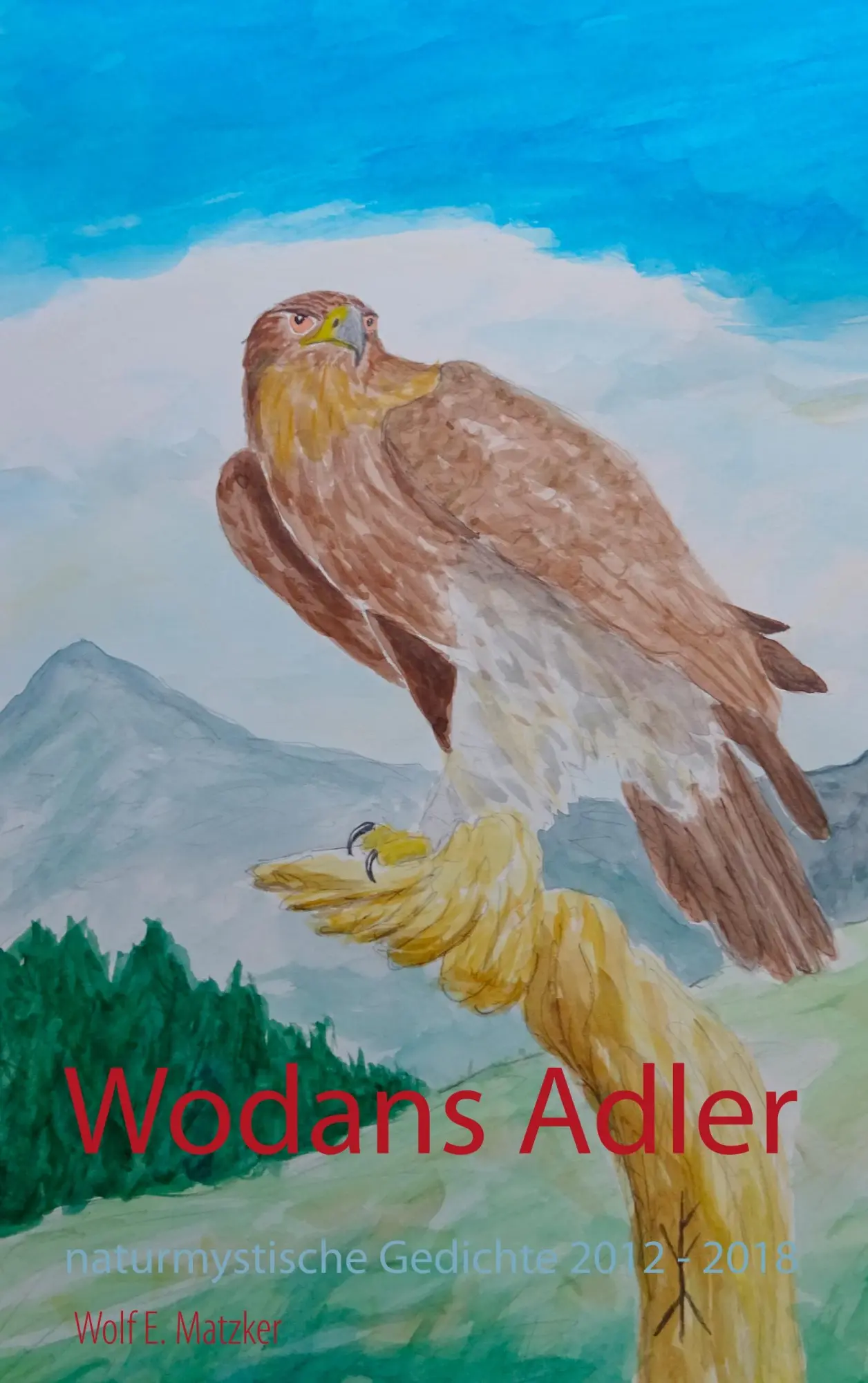 Cover: 9783752884913 | Wodans Adler | Naturmystische Gedichte 2012 - 2018 | Wolf E. Matzker