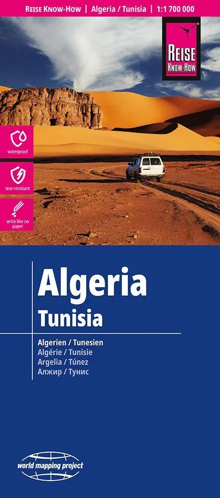 Cover: 9783831774913 | Reise Know-How Landkarte Algerien, Tunesien Algeria, Tunisia...