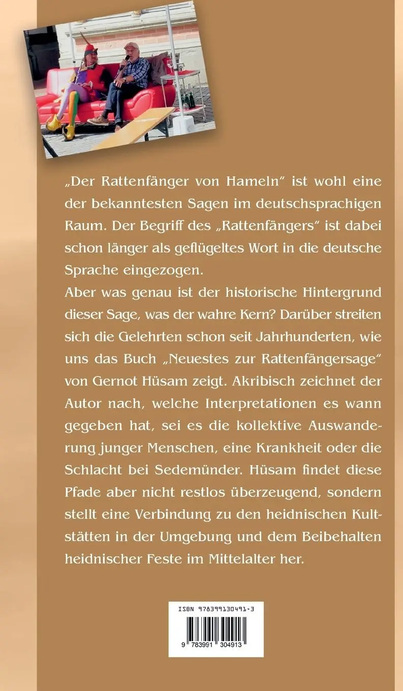 Rückseite: 9783991304913 | Neuestes zur Rattenfängersage | Hamelns fast gelöster Kriminalfall