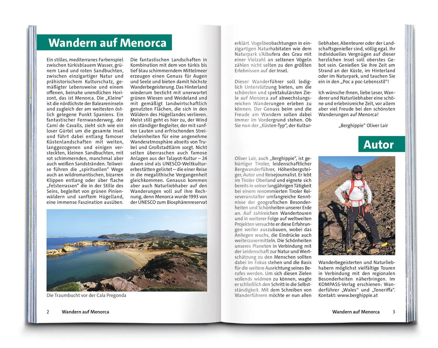 Bild: 9783991544913 | KOMPASS Wanderführer Menorca, 45 Touren mit Extra-Tourenkarte | Lair
