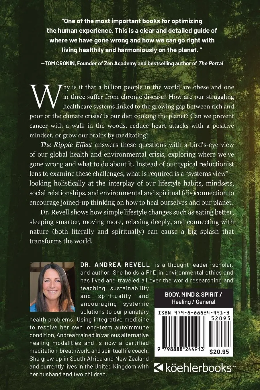 Rückseite: 9798888244913 | The Ripple Effect | Healing Ourselves, Healing Our Planet | Revell