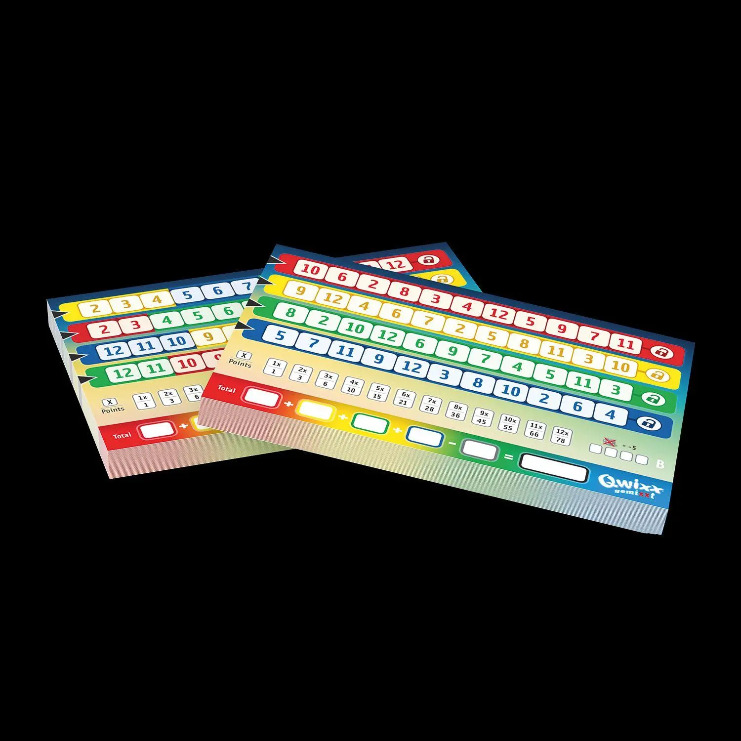 Bild: 4012426885013 | QWIXX GEMIXXT XL - ZUSATZBLÖCKE | NSV - Nürnberger Spielkarten Verlag