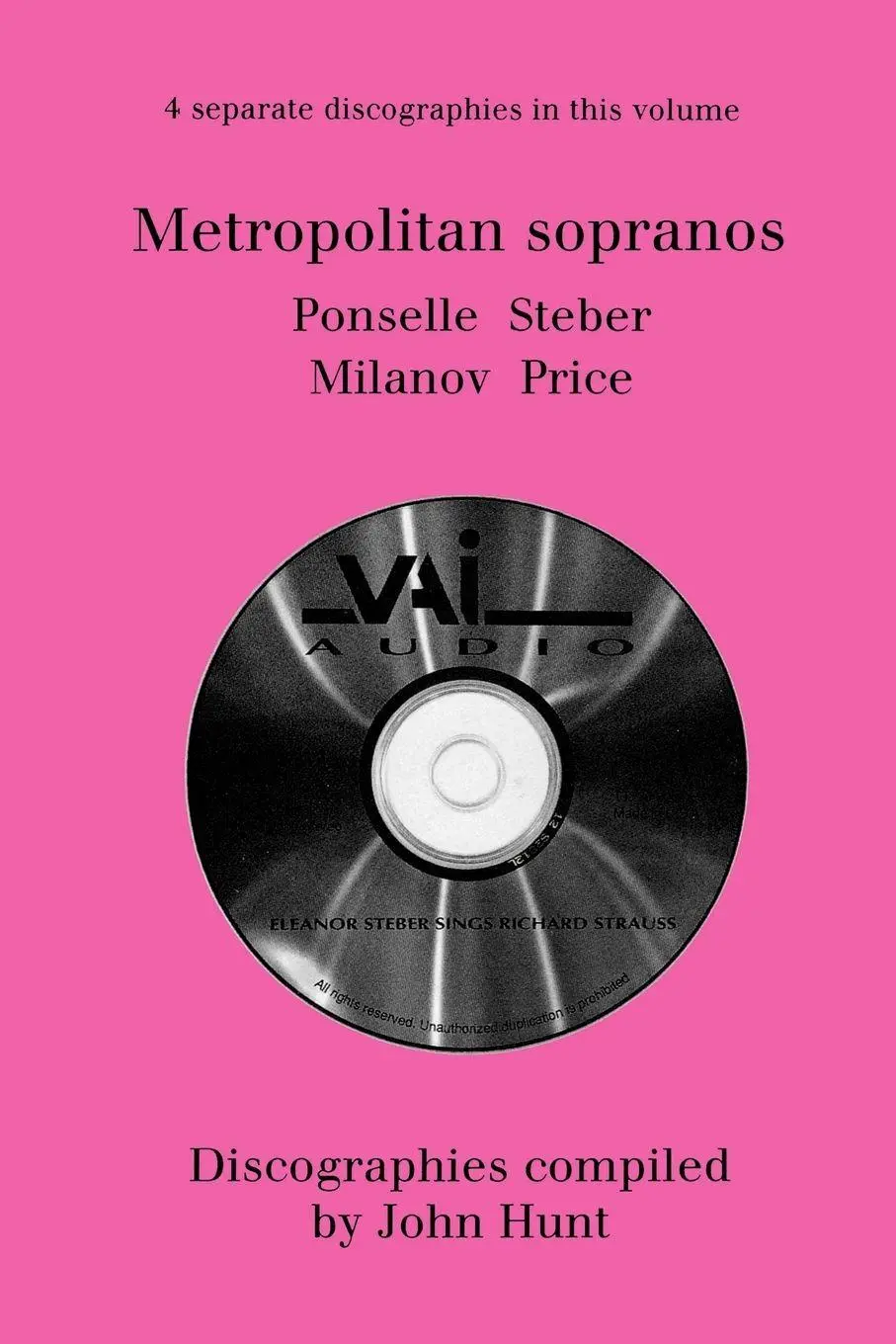 Cover: 9781901395013 | Metropolitan Sopranos. 4 Discographies. Rosa Ponselle, Eleanor...