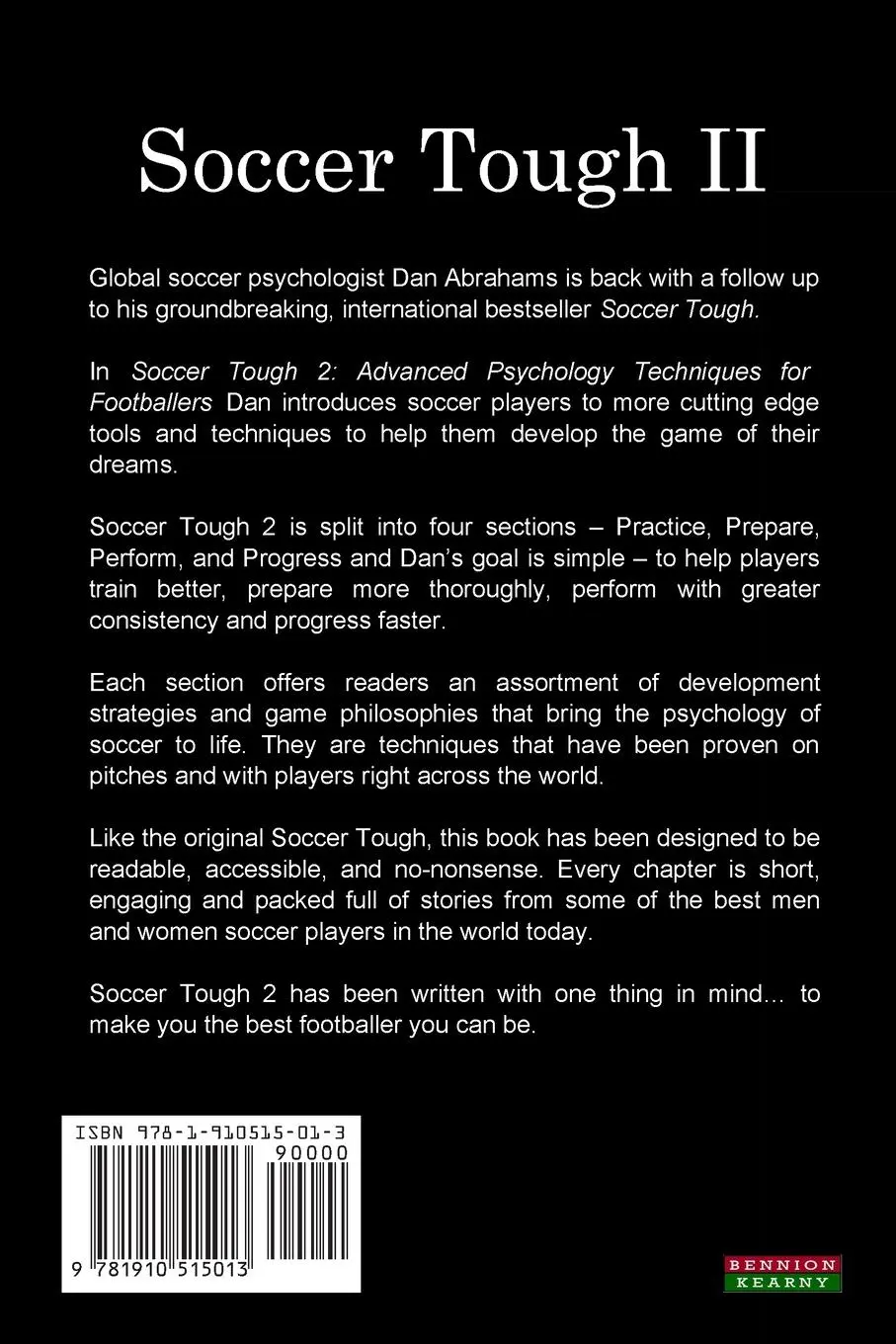 Rückseite: 9781910515013 | Soccer Tough 2 | Advanced Psychology Techniques for Footballers | Buch