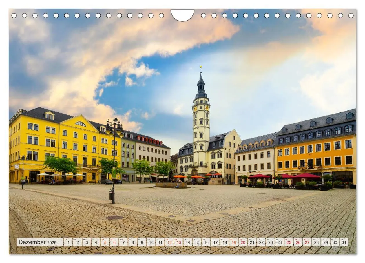 Bild: 9783457825013 | Gera Impressionen (Wandkalender 2026 DIN A4 quer), CALVENDO...