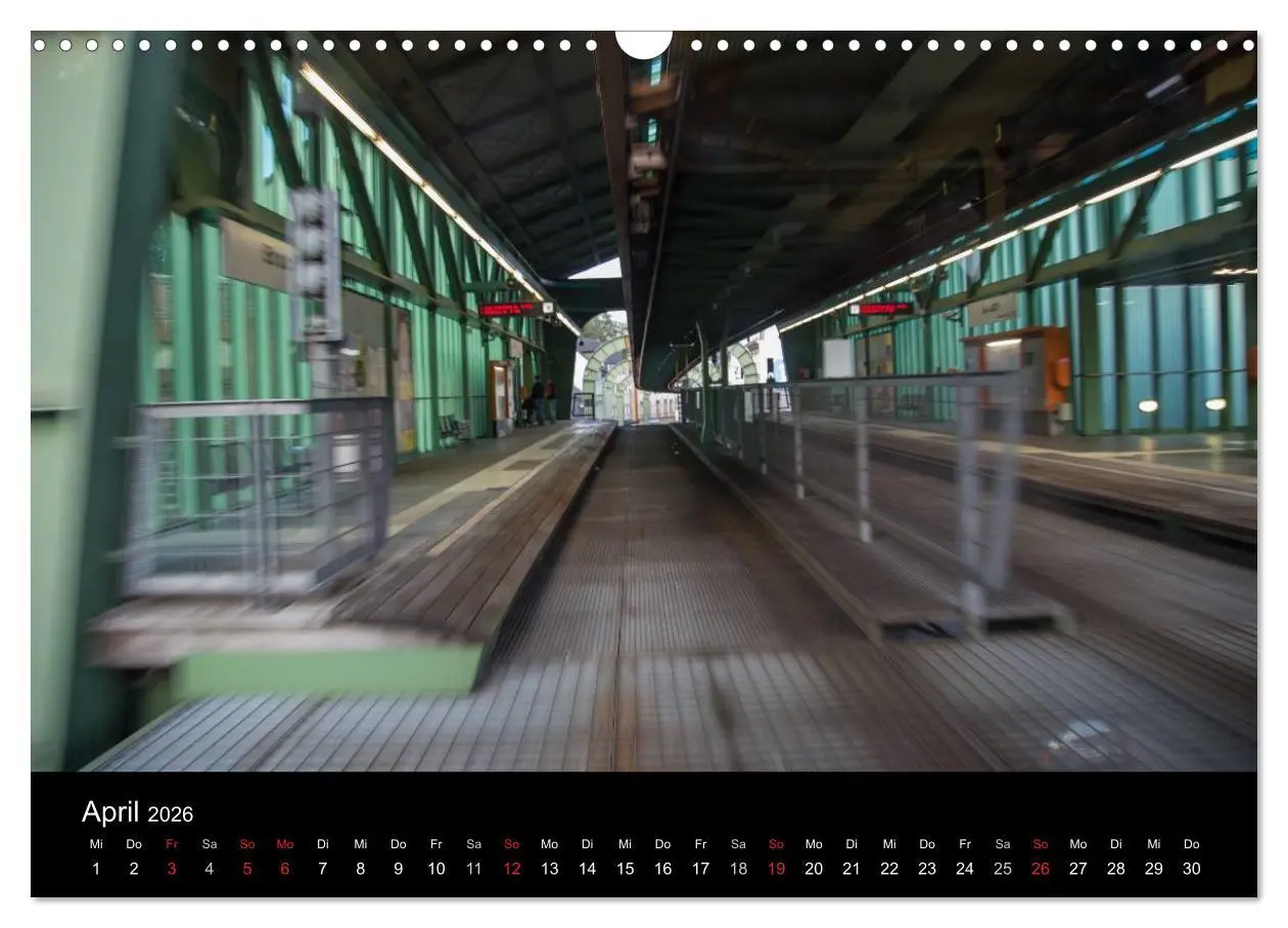 Bild: 9783457995013 | Die Wuppertaler Schwebebahn (Wandkalender 2026 DIN A3 quer),...