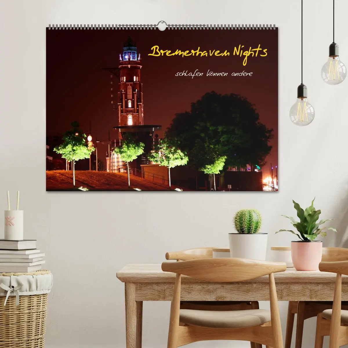 Bild: 9783516225013 | Bremerhaven Nights (Wandkalender 2026 DIN A2 quer), CALVENDO...