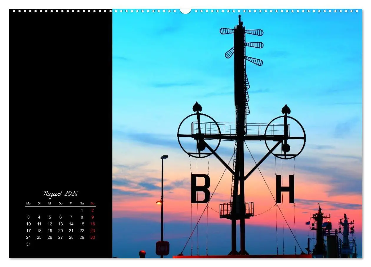 Bild: 9783516225013 | Bremerhaven Nights (Wandkalender 2026 DIN A2 quer), CALVENDO...