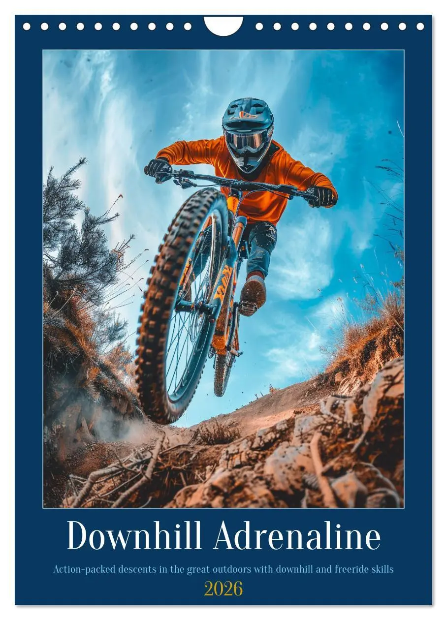 Cover: 9783516535013 | Downhill Adrenaline (Wall Calendar 2026 DIN A4 portrait), CALVENDO...