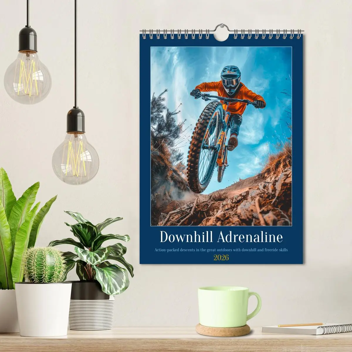 Bild: 9783516535013 | Downhill Adrenaline (Wall Calendar 2026 DIN A4 portrait), CALVENDO...