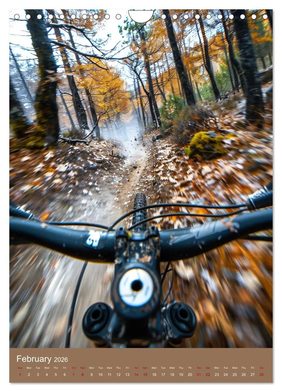 Bild: 9783516535013 | Downhill Adrenaline (Wall Calendar 2026 DIN A4 portrait), CALVENDO...