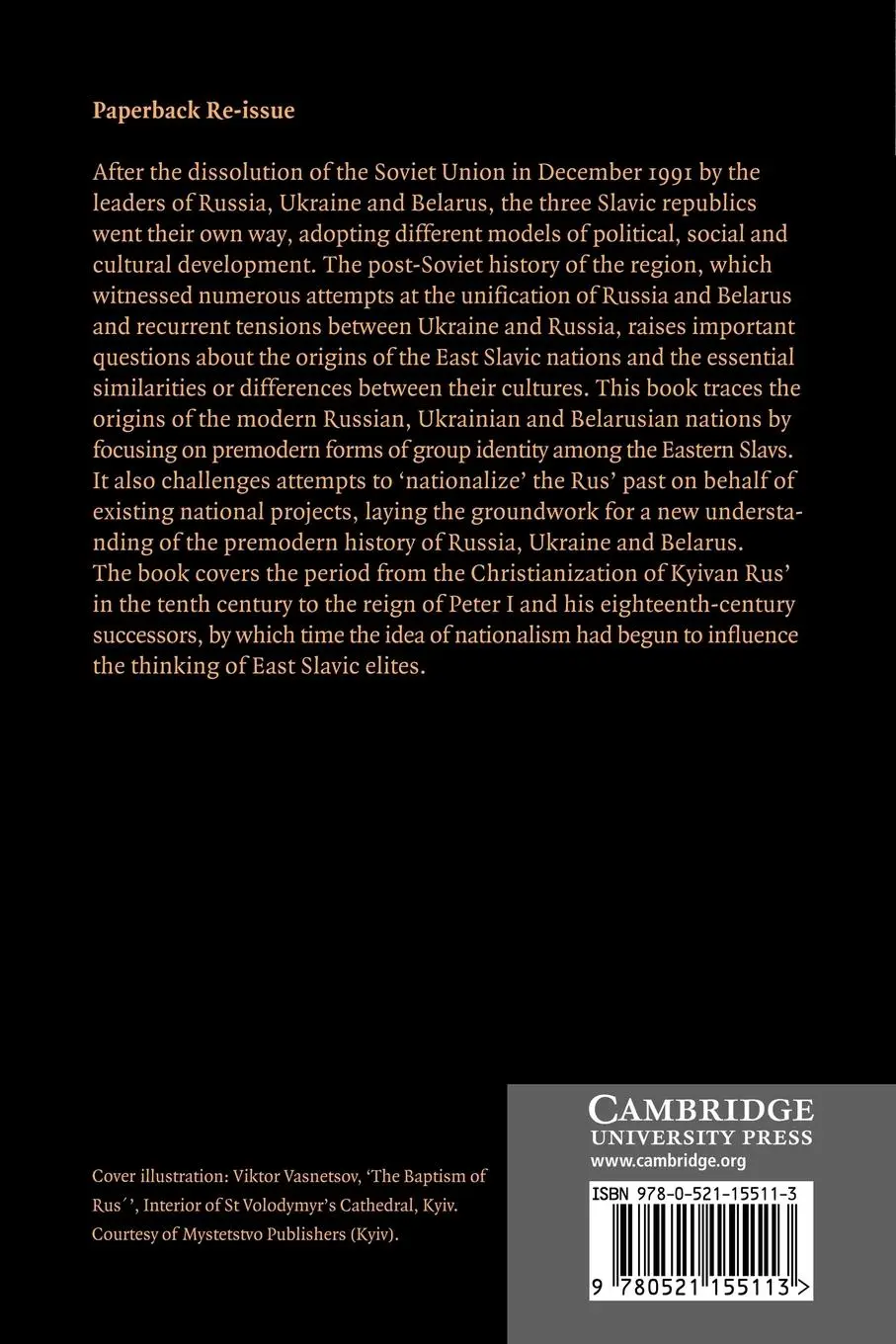 Rückseite: 9780521155113 | The Origins of the Slavic Nations | Serhii Plokhy | Taschenbuch | 2010