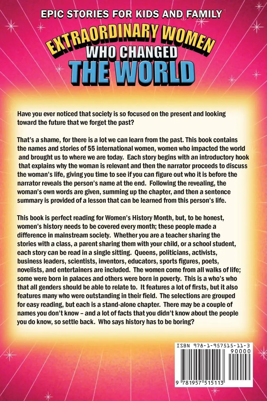 Rückseite: 9781957515113 | Epic Stories For Kids and Family - Extraordinary Women Who Changed...