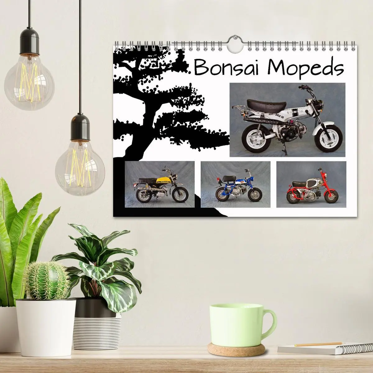 Bild: 9783457675113 | Bonsai Mopeds (Wandkalender 2026 DIN A4 quer), CALVENDO Monatskalender
