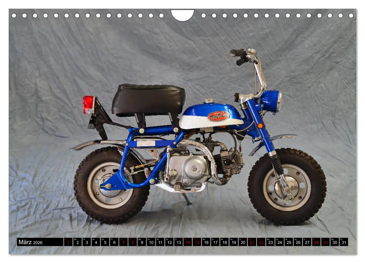 Bild: 9783457675113 | Bonsai Mopeds (Wandkalender 2026 DIN A4 quer), CALVENDO Monatskalender