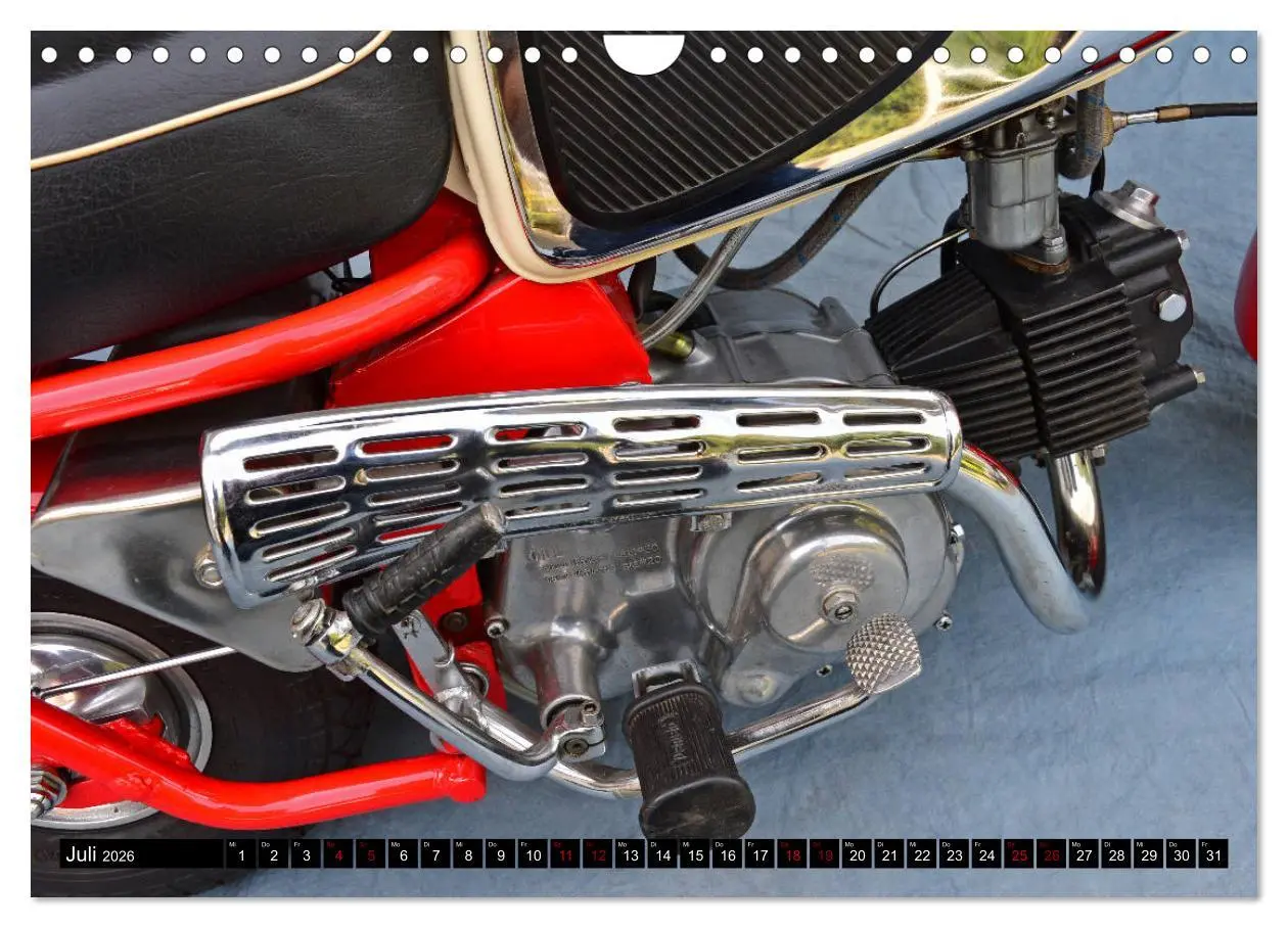 Bild: 9783457675113 | Bonsai Mopeds (Wandkalender 2026 DIN A4 quer), CALVENDO Monatskalender