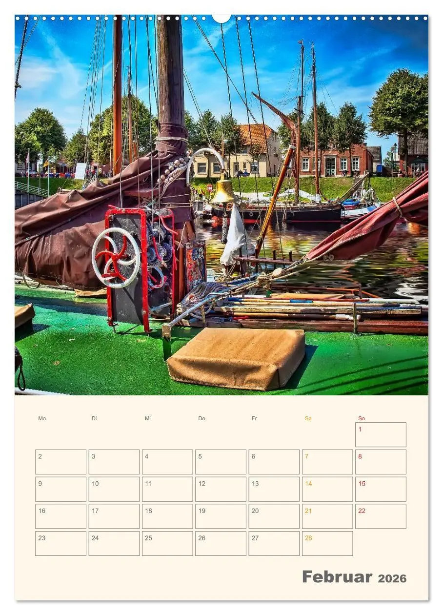 Bild: 9783516455113 | Ostfriesland - Carolinensiel, der Museumshafen (hochwertiger...