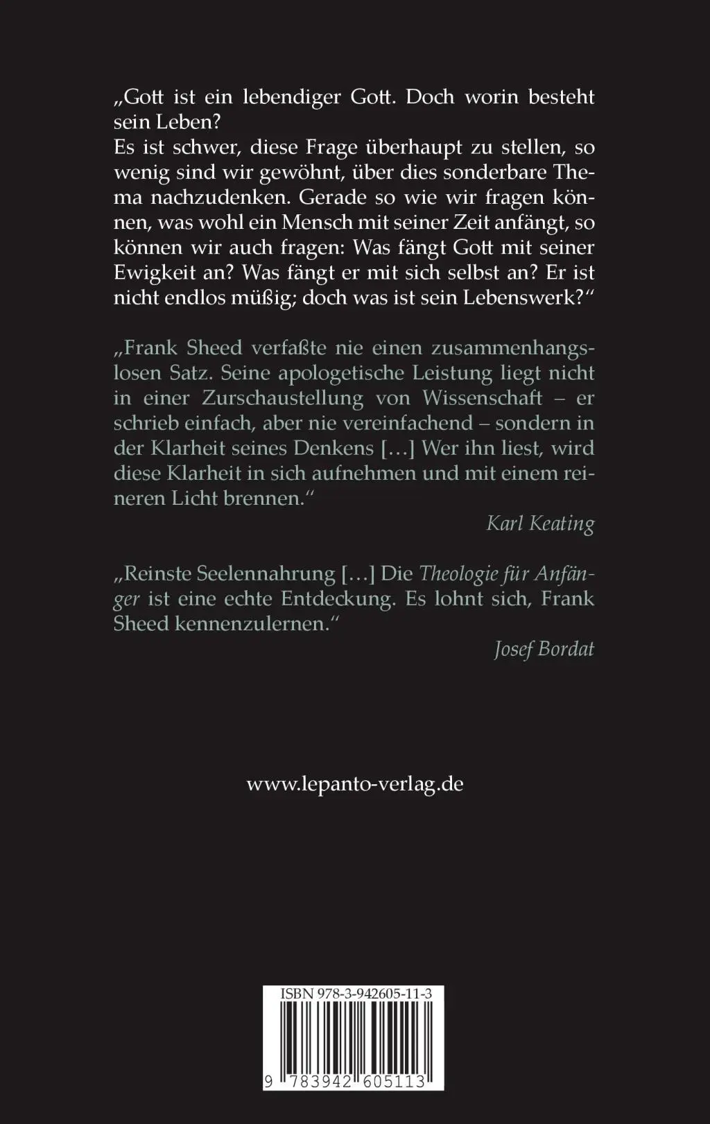 Bild: 9783942605113 | Theologie für Anfänger | Frank Sheed | Taschenbuch | 243 S. | Deutsch