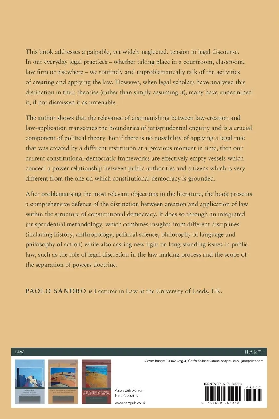 Rückseite: 9781509955213 | The Making of Constitutional Democracy | Paolo Sandro | Taschenbuch