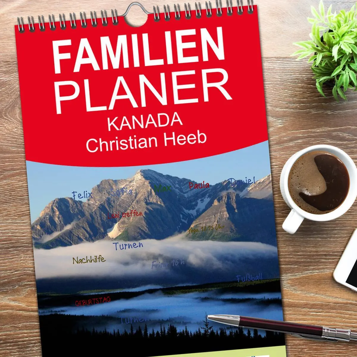 Bild: 9783516515213 | Familienplaner 2026 - KANADA Christian Heeb mit 5 Spalten...