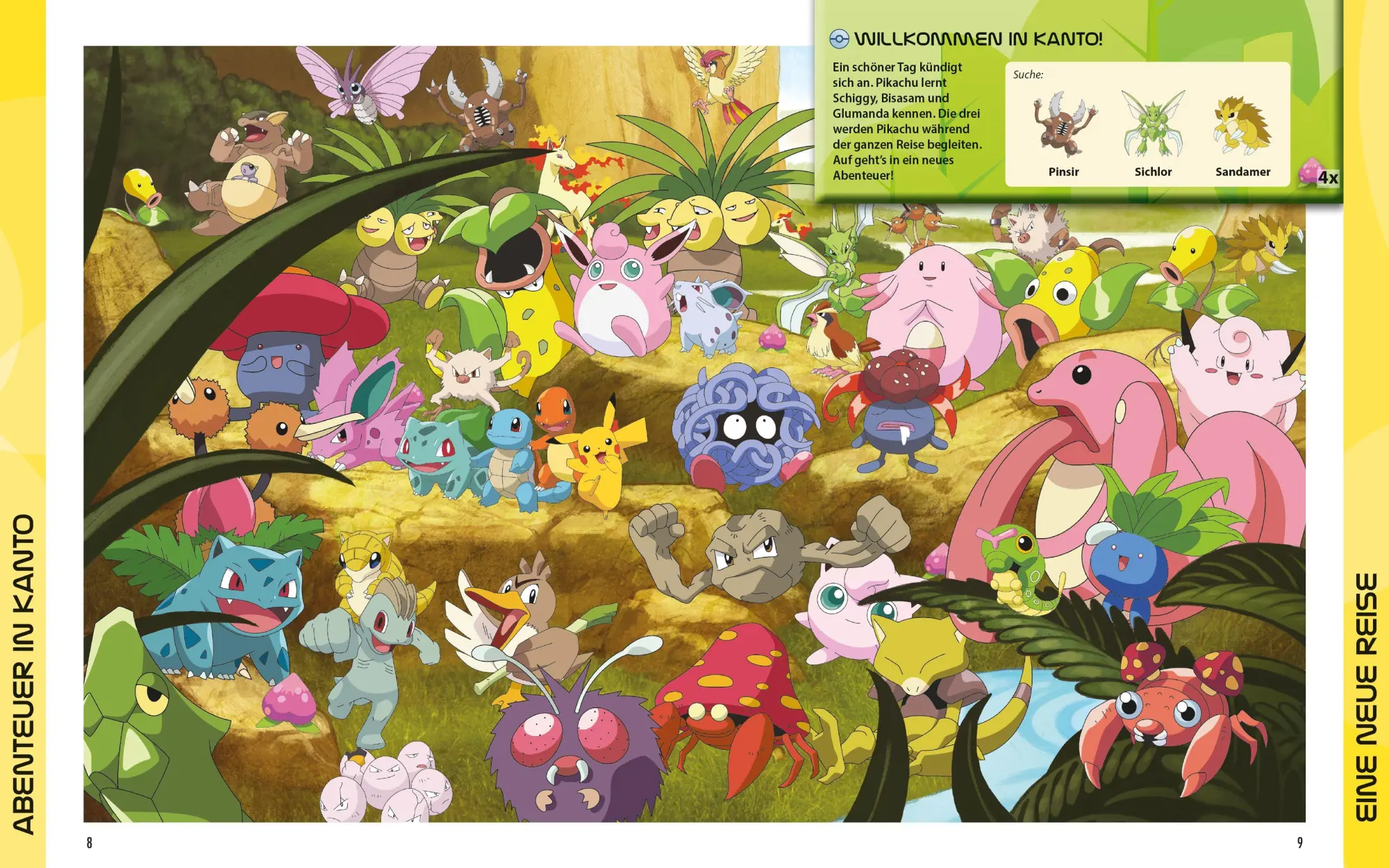 Bild: 9783833245213 | Pokémon: Mein großes Wimmelabenteuer: Begleite Pikachu durch alle 9...