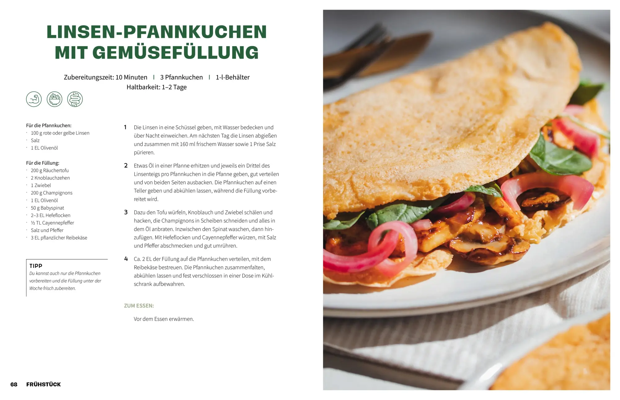 Bild: 9783960965213 | Be prepared! | Dein Start ins gesunde Vorkochen von Lena eats | Jaeger