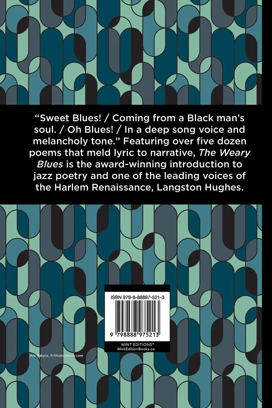 Rückseite: 9798888975213 | The Weary Blues (Large Print Edition) | Large Print Edition | Hughes