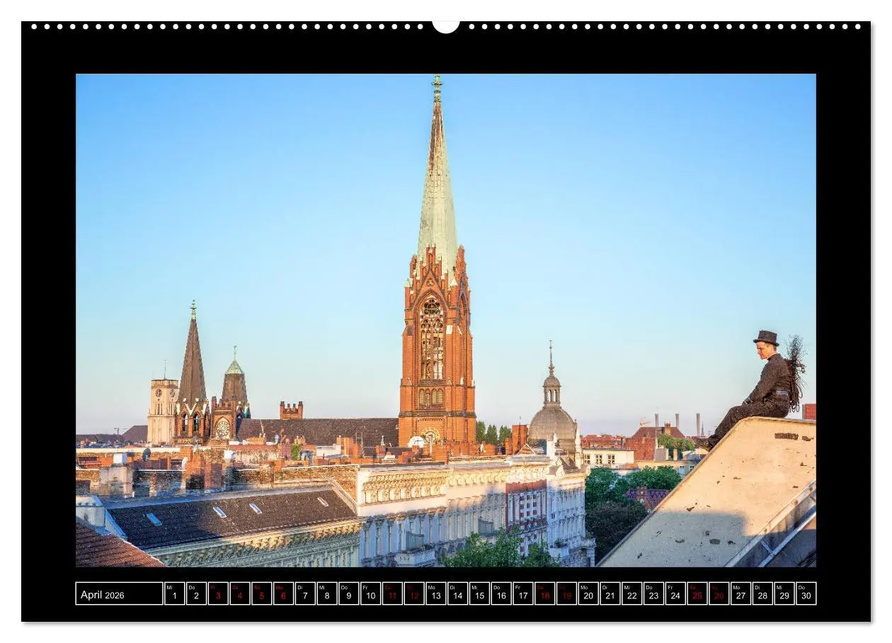 Bild: 9783457725313 | Schornsteinfeger über Berlin 2026 (hochwertiger Premium...